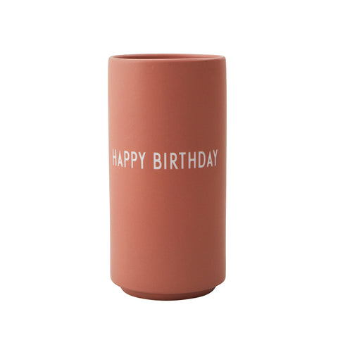 Design Letters Lieblingsvase Nude "Happy Birthday"