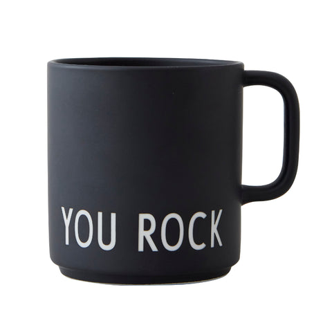 Design Letters Tasse mit Griff "You Rock"