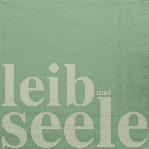 Räder Design Dining Serviette "Leib und Seele"