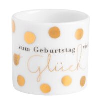 Windlicht mit Text zum Geburtstag viel Glück von...
