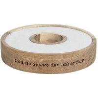 Windlicht mit Sand und Text von Räder Design