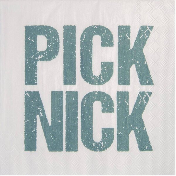 Serviette mit Text Picknick von Räder Design