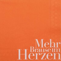 Serviette mit Text Mehr Brause im Herzen von Räder...
