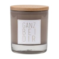 Duftkerze im Glas mit Holzdeckel von Räder Design