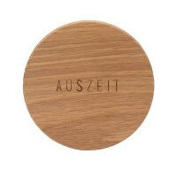 Duftkerze mit Holzdeckel Ansicht von oben von Räder...