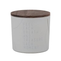 Duftkerze im Glas mit Holzdeckel von Räder Design