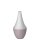 Vase in Weiß und Rosa mit strukturierter Oberfläche von Räder Design