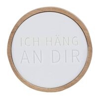 Wandhaken mit Text Punktlandung von Räder Design...