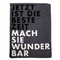 Decke mit Text jetzt ist die beste Zeit mach sie...