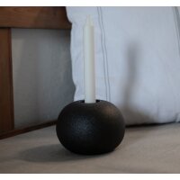 Storefactory Kerzenhalter Bosebo schwarz – Keramik...