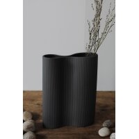 Storefactory Vase Bunn dunkelgrau – Keramik 24 cm