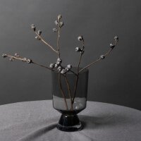 Storefactory Glasvase Hidinge grau – 20,5 cm