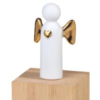Engel auf Holzkästchen von Räder Design, Detailansicht
