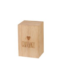 Holzkästchen mit Text Glücksengel von Räder Design