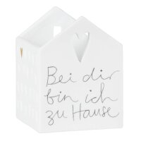 Lichthaus mit Text bei dir bin ich zu hause von...