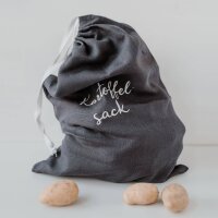 Leinensack mit Text Kartoffelsack von Eulenschnitt...