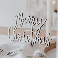 Schriftzug Merry Christmas von Eulenschnitt dekorativ...