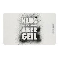 DESIGN@Home Frühstücksbrettchen „Klug...
