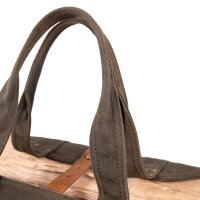 braune Tasche für Feuerholz von Alaskan Maker,...