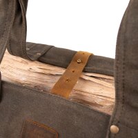Alaskan Maker Feuerholztasche Log Carrier – braun