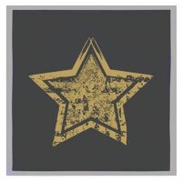 Serviette mit Stern Motiv von 17;30