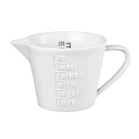 Messbecher mit Text Do small things with great love von...