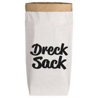 Papiersack mit Text Dreck Sack von 17;30