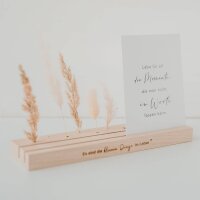 Karten- und Blumenständer aus Holz von Eulenschnitt,...