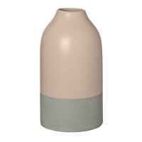 zweifarbige Vase in grau und beige von Räder Design