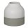 zweifarbige Vase in weiß und grau von Räder Design