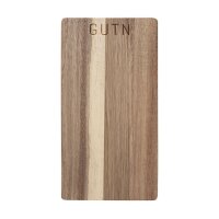 Holzbrettchen mit Text GUTN von Räder Design