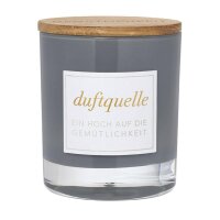 Duftkerze im Glas mit Holzdeckel von Räder Design